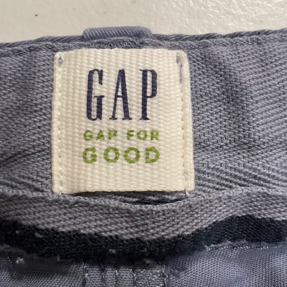 NWTGAP Girlfriend Chinos Blue Floral Pants Women's 2P NWT - Picture 7 of 10